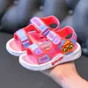 Sandalias para Niños para Verano, Niños Medianos y Grandes Antideslizantes Suela Suave Velcro Casual Zapatos de Playa, Zapatos para Bebés Niñas