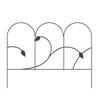 Pérgola direta da fábrica pequena cerca jardim pátio de vila cerca decorativa pérgola trepadeira cerca de flores de ferro