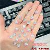 Explosiones lindo kt gato arte de uñas accesorios Sanrio kulomi hielo a través de destello fino dibujos animados usar uña diamante accesorios al por mayor