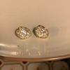 Pendientes irregulares estilo concha, pendientes de perlas barrocas, pendientes únicos de alta gama para mujer