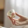 Moji Tudo Fofo Coelho Empilhado Pintado à Mão Caneca de Chá de Cerâmica Casa Cura Quente Caneca para Degustação de Chá Fofo Divertido