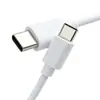 Cable de carga tipo C dual cable de carga rápida tipo C de 60W 30CM cable PD de cobre puro ecológico cable de carga tipo C dual
