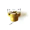 Cabezal de pulido de diamante Muela de diamante pequeña Muela de rectificado en seco Muela de copa para amoladora angular Piedra de pulido para limpiar el fondo de macetas