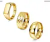 Anillo para Hombre Diseño de Moda Anillo de Acero de Titanio de Gama Alta Juego de Tres Piezas Anillo de Acero Inoxidable Estilo Popular Transfronterizo de Amazon