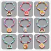 Pulsera Nueva para Niños Princesa Linda Joyería para Estudiantes Accesorios de Pulsera Niñas Elsa Blancanieves Estilo Verano Pulsera Multicolor