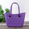 Bolsa Popular Eva Crescente, Bolsa de Praia Perfurada, Bolsa de Armazenamento Impermeável e Resistente ao Desgaste para Natação, Bolsa de Mão Tote, Bolsa Transversal