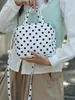 Estilo Ins Coreano Bolso Versátil de Lunares para Mujer Nuevo Bolso de Hombro Grande de Gran Capacidad Bolso Cruzado de Diseño Versátil de Nicho