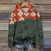 Sudaderas Navideñas Venta Caliente Transfronteriza Nuevas Chaquetas Casuales Estampadas de Otoño e Invierno para Mujer Sudaderas con Capucha de Moda para Mujer Venta al por Mayor
