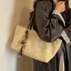 Bolsa de lona de gran capacidad para mujer, nueva bolsa de mano casual de otoño 2026 para la escuela y el trabajo, de hombro y de mano