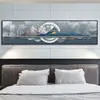 Pintura Decorativa Pendurada na Cabeceira da Cama Pintura de Veado Quente e Auspicioso Pintura de Parede para Sala de Estar Quarto Principal Pintura de Parede de Fundo para Quarto Moderno Minimalista Hotel