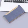 Nova carteira masculina longa carteira masculina de lona carteira jeans masculina fina bolsa para cartões masculina fabricantes atacado