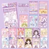 Xinmo Xin Guang Juego de Pegatinas para Uñas de Chicas Aspecto de Alta Gama Escena de Corazón de Chica Fantasía Pegatinas de Vestir Soporte de Dropshipping