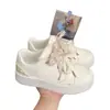 Tênis Feminino Tendência Estilo Pão Ins 2026 Verão Novo Super Popular Tênis Branco Versátil Casual Esportivo para Estudantes
