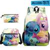 Produto Transfronteiriço 3D Novo: Conjunto de Três Peças com Mochila Estampada de Desenho Animado, Mochila Escolar e Estojo para Estudantes do Ensino Fundamental e Médio