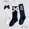 Calcetines de media pantorrilla para niñas, Primavera y Otoño, Algodón Puro, Color Sólido, Bebé e Infantil, Estilo Escolar, Calcetines para Niños, Calcetines Blancos de Princesa, Absorbentes de Sudor y Transpirables