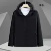 Traje de asalto tres en uno transfronterizo para hombres y mujeres, estilo pareja, para primavera y otoño, a prueba de viento, impermeable, ropa de trabajo, logo bordado estampado