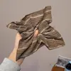 Scrunchie de rede retrô de alta qualidade, elástico de cabelo versátil oversized estilo coreano, acessório de cabelo de alta elasticidade para outono e inverno