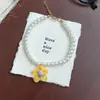Sombrero de Sol de Verano para Gatos y Perros, Sombrero de Cereza y Piña para Mascotas, Perros Pequeños y Medianos, Decoración de Collar de Perlas de Oso de Peluche