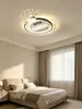 Luz de ventilador sin aspas para sala de estar, nuevo modelo 2026, integrada con ventilador, luz de techo para toda la casa, habitación, dormitorio, iluminación Zhongshan