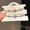 Pulsera extensible con colgante de flor de circonita estilo francés, pulsera de muñeca simple y moderna para el día a día, lujo ligero con un toque de alta gama, joyería versátil