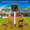 Repelente de Animales Multifuncional de Venta Caliente Transfronterizo, Repelente de Pájaros con Sensor Infrarrojo y Flash LED, Repelente de Ratones Solar