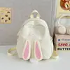 Orelhas de Coelho Fofas Mochila Pequena de Alto Valor para Crianças Novo Estilo Ins Japonês Mini Mochila Doce para Meninas