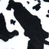 Spot pele de coelho pequeno impresso leiteria vaca impressão leopardo impressão roupas bolsas bolsas lenços sapatos acessórios brinquedos tecido de pelúcia