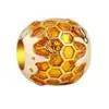Huiyue Colmeia Gotejamento de Óleo Liga Contas Soltas Pulseira de Senhora Europeia e Americana Contas Soltas DIY Moda Pulseira com Furo Grande Acessórios