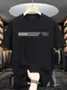 Camiseta de Moda Trendy Creativa con Estampado 'Future' para Hombre, Cuello Redondo, Transpirable y Deportiva, Transfronteriza de Aliexpress