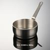 Molheira de Aço Inoxidável 304 com Alça Vários Tamanhos Folheada a Ouro Titânio Utensílio de Mesa para Restaurante Ocidental Prato Espessado para Condimentos