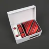 Nueva Caja de Regalo para Corbata de Hombre Transfronteriza con Bordado Jacquard, Stock Listo de Fábrica al por Mayor, Personalización de Logo, Empaque de Caja de Regalo de Alta Gama