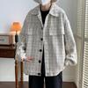 Jaqueta Estilo Chanel Pequeno Homens Outono Moda Marca Roupas Soltas Estilo Coreano All-match Jaqueta High Street