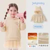 Sudadera con capucha Jellybaby Kidsren Otoño Nuevo Estilo Ropa Gruesa de Invierno para Niños Ropa de Bebé de Forro Polar para Niñas de 5 Años