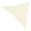 Toldo vela triangular para exteriores, toldo triangular para terraza, impermeable, para casa y jardín, toldo resistente al agua, refugio de lluvia, toldo de protección solar