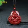 Colgante de Buda Guanyin de Arena de Cristal, Arena Granulada, Cinabrio, Arena Oro Púrpura, Luz de Buda Guanyin, Buda Maitreya, Colgante de Buda, Suministro al Por Mayor