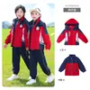 Chaquetas para Estudiantes de Primaria, Uniformes de Jardín de Infancia, Uniformes de Clase para Niños, Conjuntos de Tres Piezas, Trajes para Estudiantes de Secundaria, Uniformes Escolares Estilo Universitario, Compra Grupal