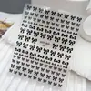 Série Duyuer Adesivos de Unha Populares Estilo Influenciador Realista com Suporte Adesivo para Decoração de Unhas DIY