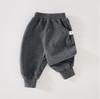 Pantalones de PP para Niños 2025 Otoño e Invierno Nuevo Estilo Infantil Clase A Algodón Puro Cálido Amigable con la Piel Pantalones Largos Casuales tipo Jogger para Bebé