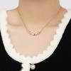 Collar de acero de titanio cuadrado geométrico combinable con todo, estilo coreano, de lujo, ligero y de alta calidad, para clavícula de moda para mujer.