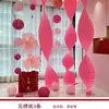 Set de Decoración para Habitación de Boda con Ambiente de Lazo Rosa Modelo Nuevo 2025 para Sala de Bodas y Dormitorio Decoración Larga de Personaje Doble Felicidad