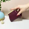 Bolsa vintage para mujer monedero billetera corta para mujer cierre color caramelo bolsa para monedas en stock venta al por mayor