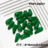 Gota D'água Suave Resina Multicolorida Grampo de Cabelo Antigo DIY Corrente para Celular Pingente Brincos Joias Acessórios de Cabeça Colar Contas com Furo Reto