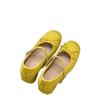 Sapatos Mary Jane Vintage com Laço e Salto Grosso Femininos 2025 Primavera e Verão Novos Versátil Aumenta a Altura Boca Rasa Camada Única com Fivela