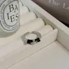 Anillo de Dedo Índice Saturno con Goteo de Aceite Letra Estilo Chica Picante Dulce y Fresca para Mujer, Anillo de Moda para Uso Diario, Versátil, Diseño Único, Anillo de Moda