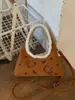 Bolso Bandolera de Gran Capacidad 2025 Nuevo Bolso de Mano de Felpa Bordado Diseño de Doble Cara Bolso Cruzado para Viajes y Uso Diario