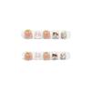 [Para crianças] Sunshine Rainbow pequeno pêssego suave doce pequena fada popular usar manicure adesivos de unhas