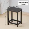 Banqueta Quadrada Grossa Simples para Treinamento Aprendizado Uso Doméstico Colorida Banqueta de Jantar Mesa Cadeira