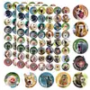 Novos adesivos motivacionais de animais de desenho animado transfronteiriços, etiquetas autoadesivas, adesivos de vedação personalizados para planner motivacional multifuncional
