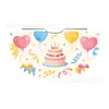 Roupas Personalizadas de Bolo de Aniversário para Meninos e Meninas de Todas as Idades, com uma Vibe Festiva de Festa de Aniversário, Apresentando uma Capa Pequena com Amarração