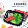 Cajas de Plástico Desechables para Rollos de Res y Cordero, Cajas Empaquetadas para Rollos de Res, Cajas Congeladas para Carne Fresca de Barbacoa Picnic Rodajas de Cordero